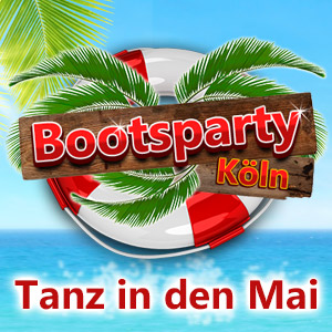 Bootsparty Köln zum Tanz in den Mai 2020