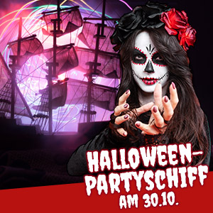Spooky: Halloween in Hamburg auf dem Partyschiff