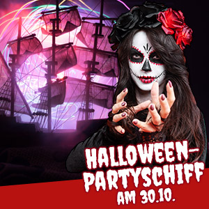 Spooky: Halloween in Hamburg auf dem Partyschiff Spooky: Halloween in Hamburg auf dem Partyschiff